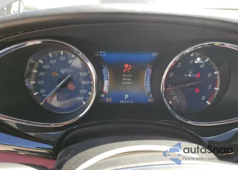 2017 Maserati Quattroporte S z USA, uszkodzony, nr VIN ZAM56RRL0H1252323